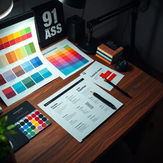 Graphic design studio